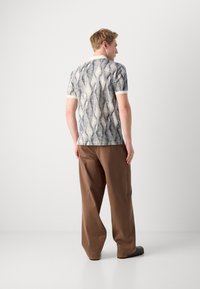 Scotch & Soda MICRO ALLOVER PRINT REGULAR FIT - Polo - navy