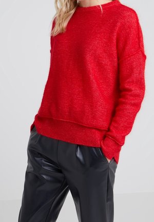 Striktrøje - red