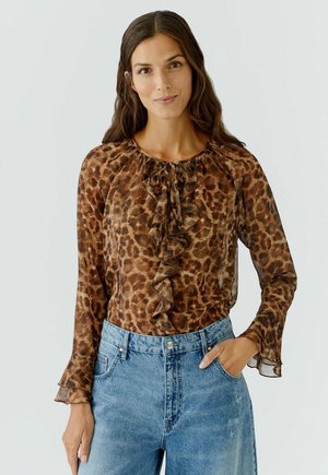 Bluse - camel grey