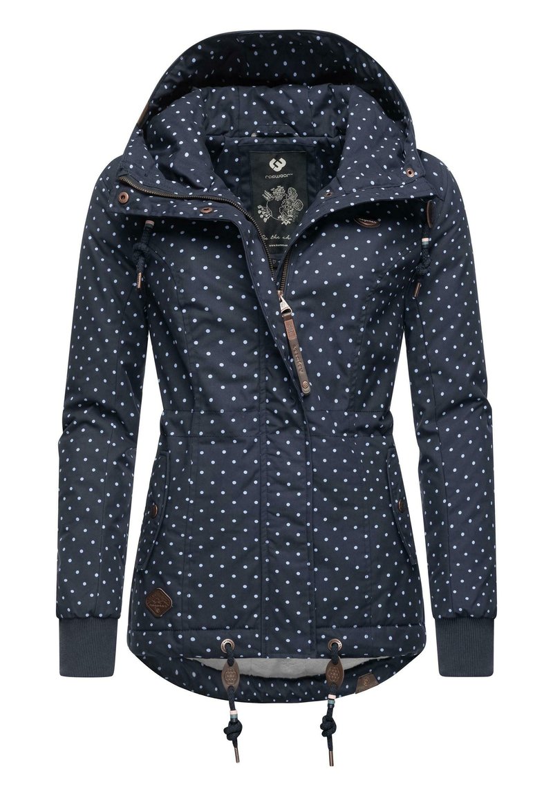 Ragwear - YM-DANKA DOTS - Vinterfrakke - navy, Forstør