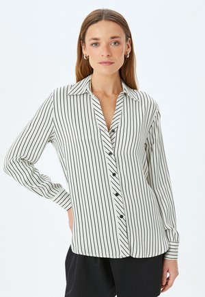 STRIPED - Paitapusero - black