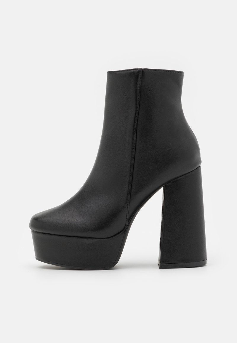 Elegant high-heeled boots, Z075, black
