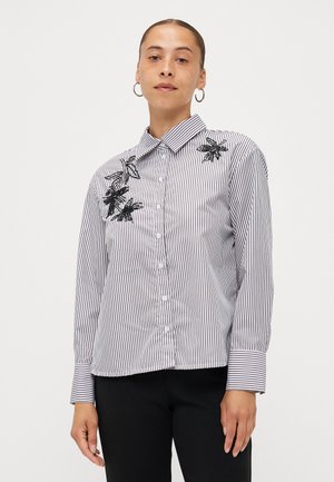 ONLEVI LIFE SHIRT - Skjortebluse - cloud dancer/black