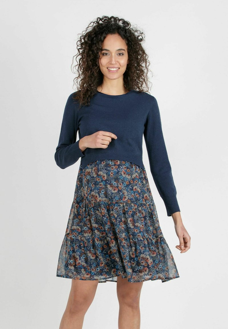 Attesa Maternity Maglione - blue