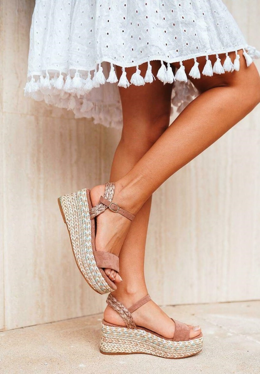 Alma en Pena CALIMA - Sandalias con plataforma - pink/rosa - Zalando.es