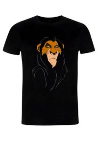 Disney THE LION KING BIG FACE SCAR UNISEX - Triko s potiskem - black