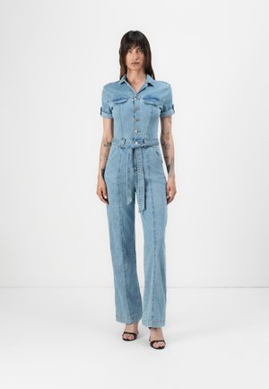 Guess PARKER JUMPSUIT - Jumpsuit - blue denim