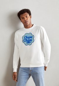 Antony Morato CHUPA CHUPS REGULAR FIT WITH PLASTIC AND FLOCK PRINT - Sportska majica - cream