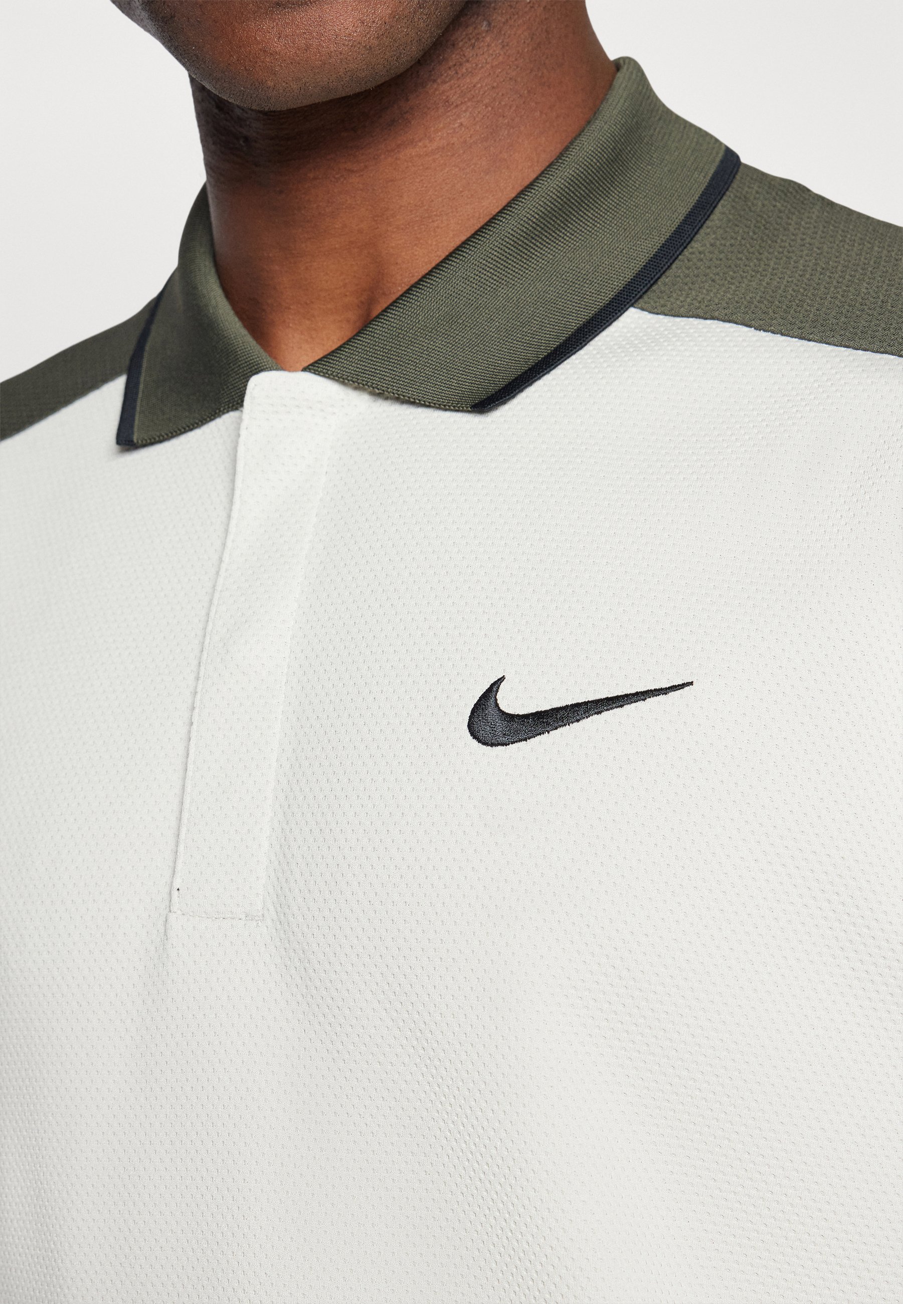 nike khaki golf shirt
