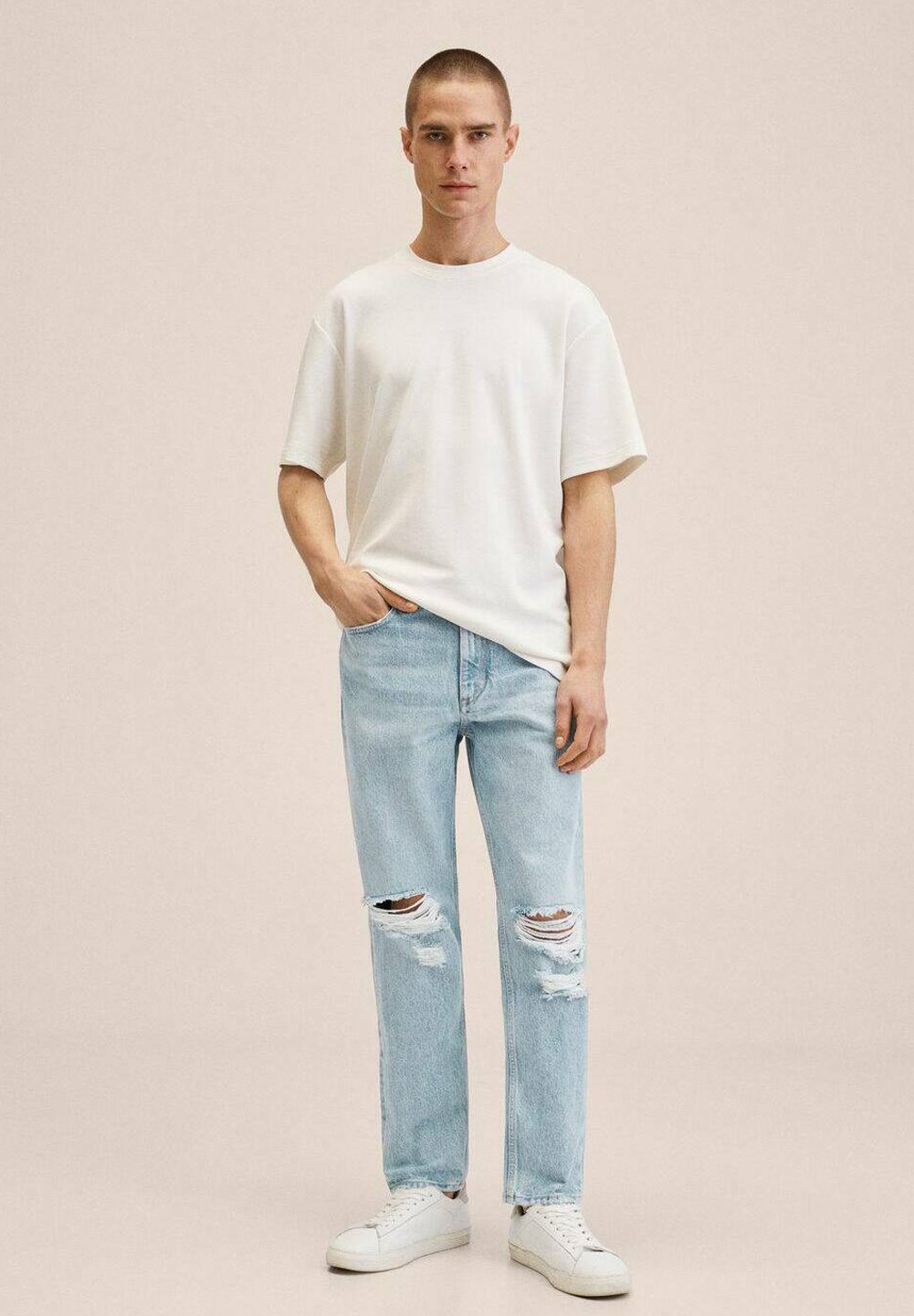 Mango BEN - Relaxed fit jeans - light blue - Zalando.co.uk