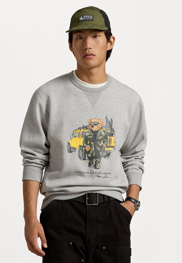POLO BEAR DOUBLE-KNIT SWEATSHIRT - Sweatshirt - andover heather defender bear
