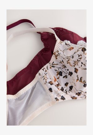 Next 2 PACK - Tugitraadiga rinnahoidja - cream floral & berry