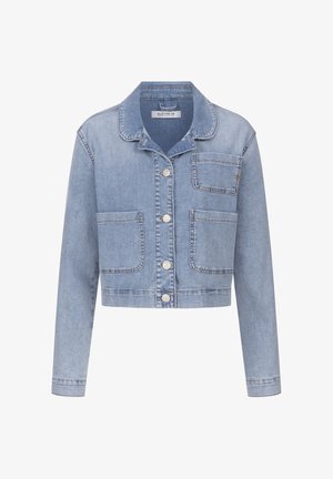Blue Fire, Denim jacket - coastal blue