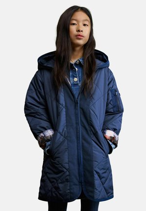 Desigual, PADDED COAT WITH HOOD - Manteau d'hiver - blue