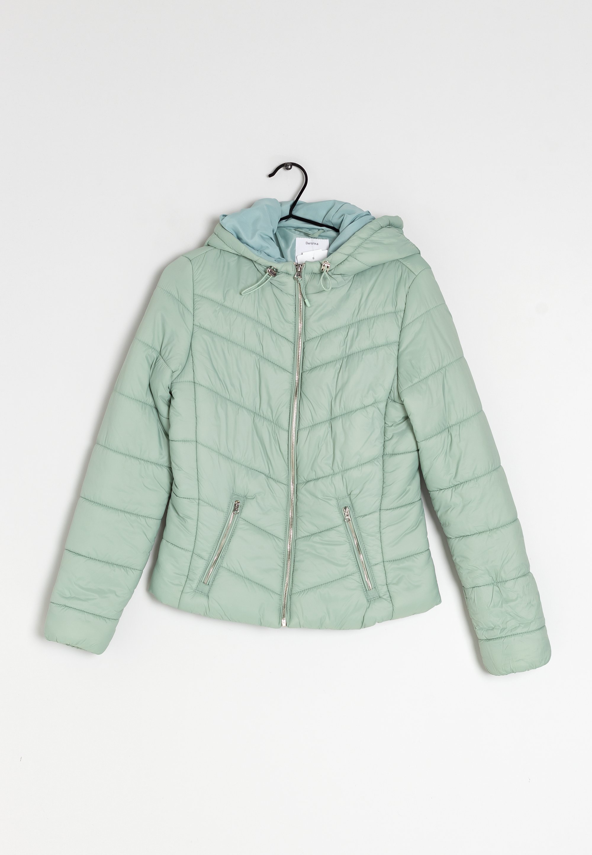 Cazadora Acolchada Chamarra Bershka Verde Bershka Chaqueta De