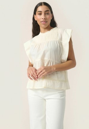 Soaked in Luxury Blouse - whisper white