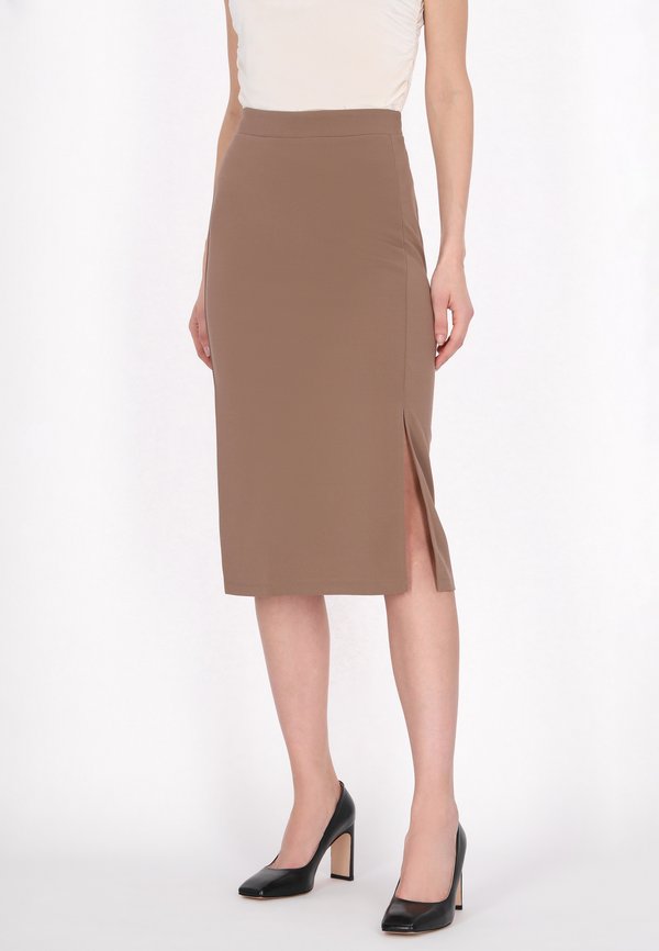 Bleistiftrock - beige