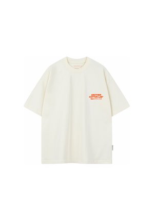 Another Cotton Lab, NO SIGNAL T-SHIRT UNISEX - T-shirt imprimé - off white