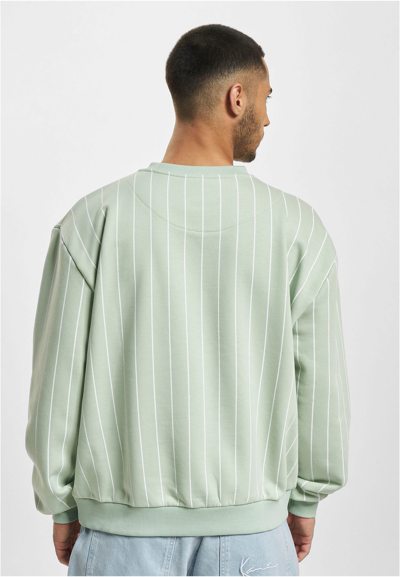 Karl Kani SMALL SIGNATURE PINSTRIPE CREW - Sweatshirt