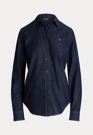 Lauren Ralph Lauren Petite, CLASSIC FIT DENIM SHIRT - Blúzka so zapínaním na gombíky - rinse wash