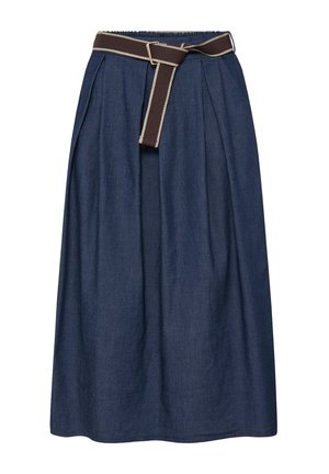 Sorbet, SBXBANJA SKIRT - Πλισέ φούστα - dark blue denim