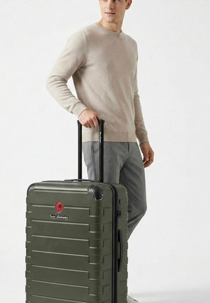 Tonino Lamborghini, MILANO 4 ROLLEN TROLLEY L 72 CM MIT DEHNFALTE UNISEX - Valise à roulettes - olive