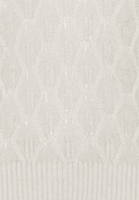 ICHI Stickad tröja - off-white