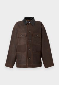 TERRACE  - Chaqueta de cuero - brown