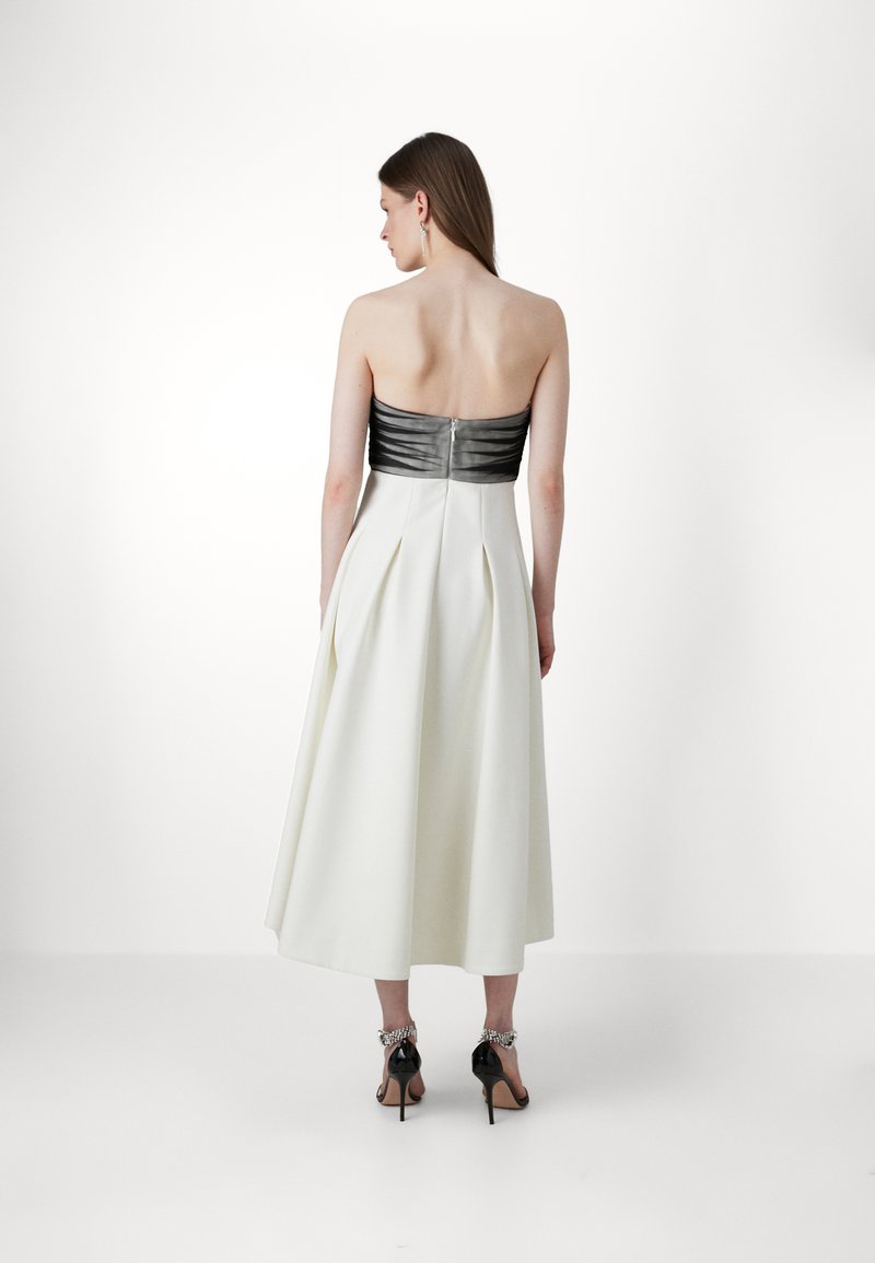 Cinq  Sept ODESSA DRESS - Cocktail dress / Party dress - ivory/black/off- white - Zalando