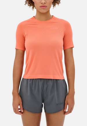 ULTRALIGHT SHIRT SHORT SLEEVE WOMEN - Print T-shirt - coral