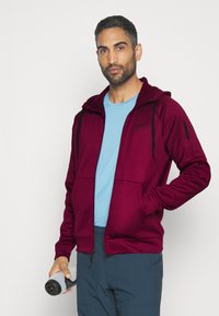 Nike Performance Camisola com fecho - dark beetroot/black