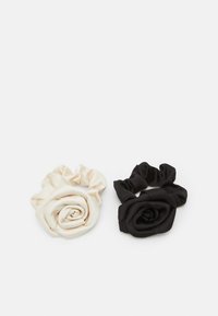 VMROSE SCRUNCHIE 2 PACK - Hair styling accessory - birch/packblack