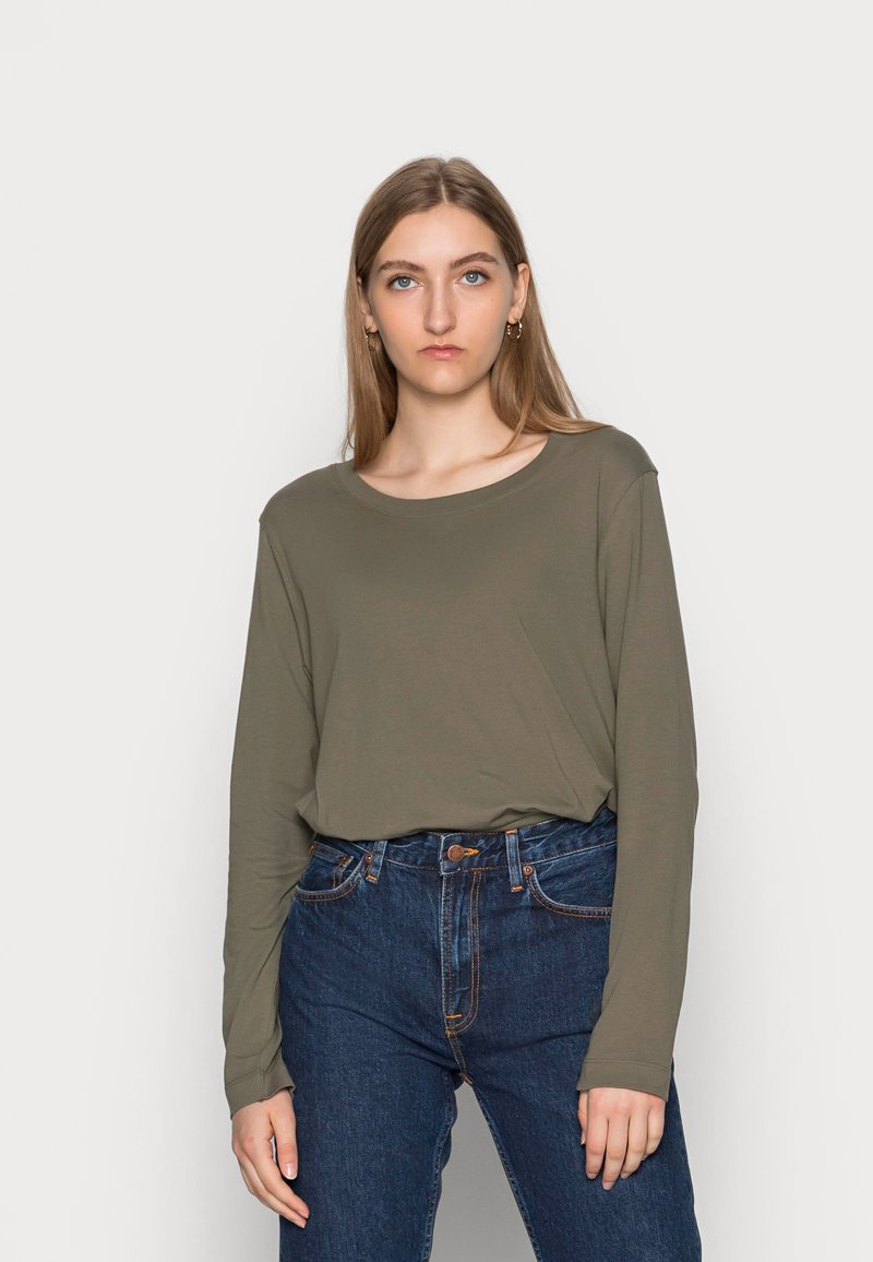 Selected Femme STANDARD TEE  - Camisola de manga comprida - kalamata