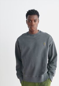 Carhartt WIP NELSON - Sweatshirt - charcoal garment dyed