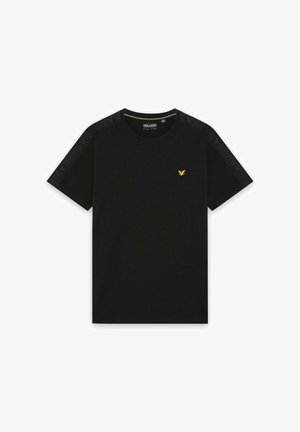 Lyle & Scott, LYLE & SCOTT SS T-SHIRTS PADEL TAPED T-SHIRT - Print T-shirt - z jet black