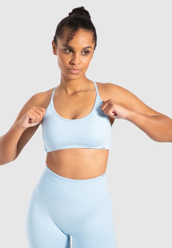 SENA PLUNGING BACK - Sport-BH mit mittlerer Stützkraft - hellblau