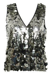ADINE   - Topp - silver zig zag