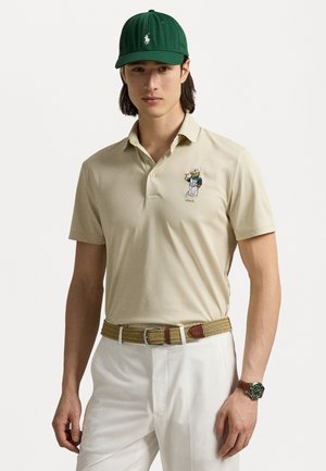 TAILORED FIT BEAR PERFORMANCE POLO SHIRT - Polo shirt - basic sand