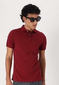 Hackett London SLIM FIT LOGO - Polokošeľa - winter red