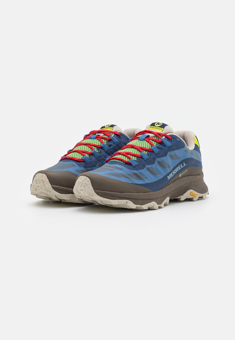 Herren Laufschuhe | Merrell MOAB SPEED GTX Laufschuh Trail poseidon/braun - WJ21070 Herren Laufschuhe | Merrell MOAB SPEED GTX Laufschuh Trail poseidon/braun - WJ21070