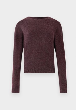 Vero Moda VMDOFFY LS O-NECK GA NOOS - Džemper - wine tasting