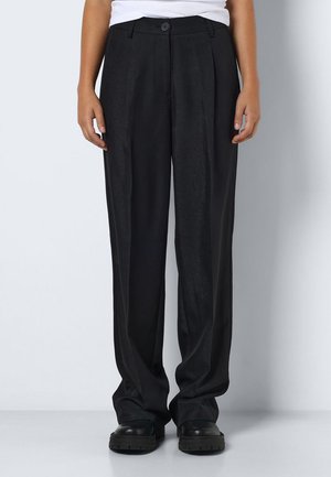 NMDEBBIE PANTS - Tygbyxor - black