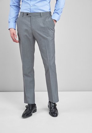 REGULAR FIT TOLLEGNO WOOL - Puvunhousut - grey