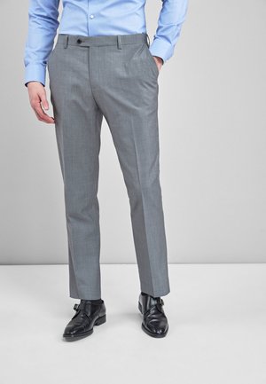 REGULAR FIT PLAIN FRONT - Pantalon - grey