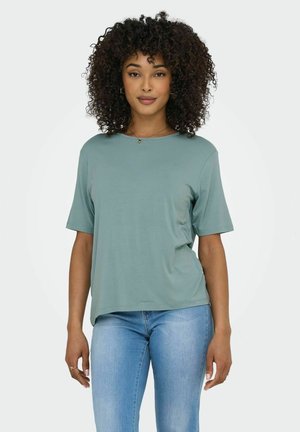 JDY NORMAL GESCHNITTEN RUNDHALS - Basic T-shirt - silver blue