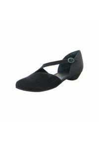 Think! GRACE - Ankle strap ballet pumps - schwarz