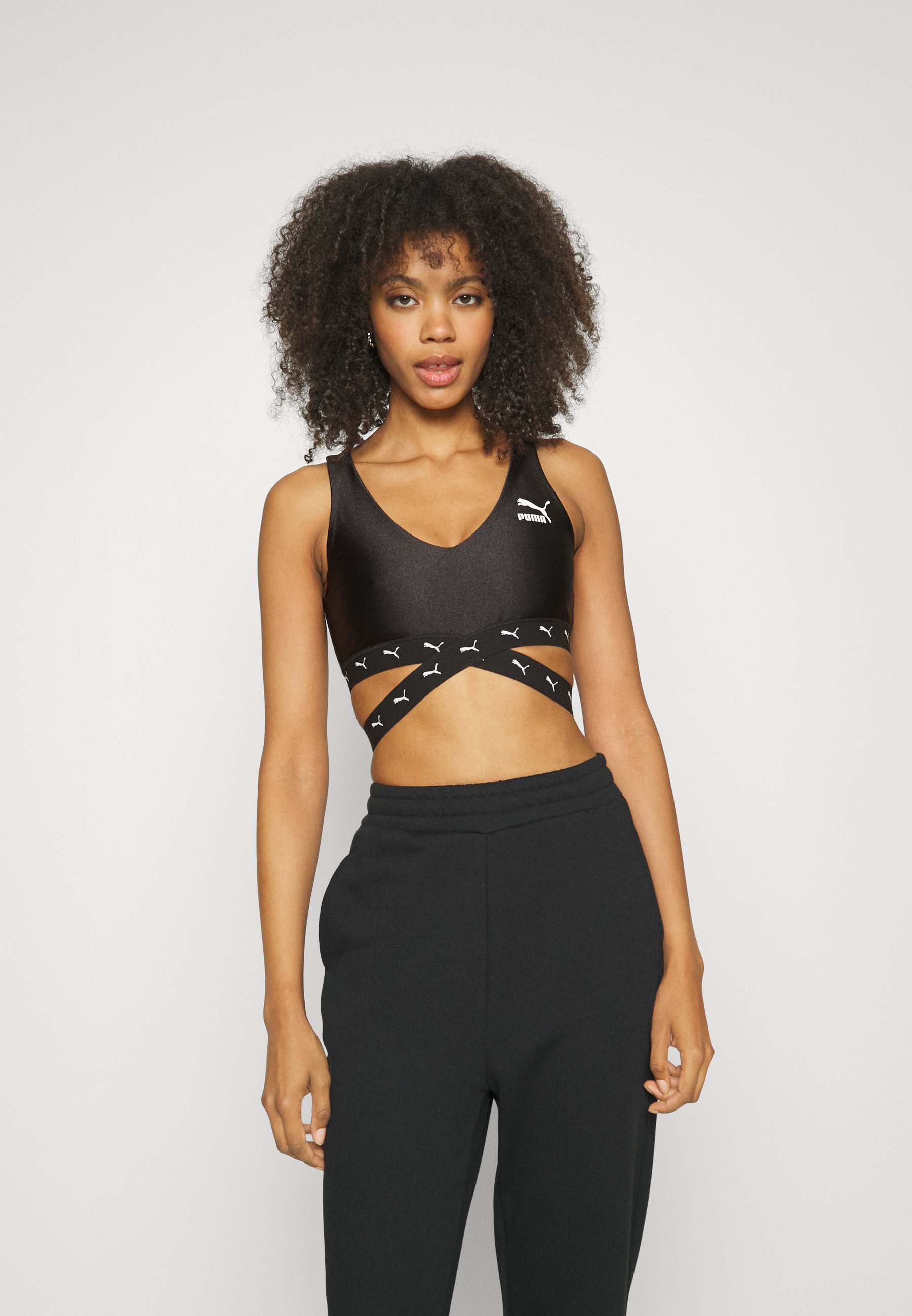 Puma DARE TO CROPPED - black/negro - Zalando.es