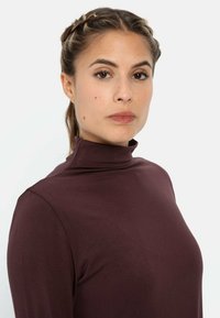 camel active MIT ROLLKRAGEN - Longsleeve - plum