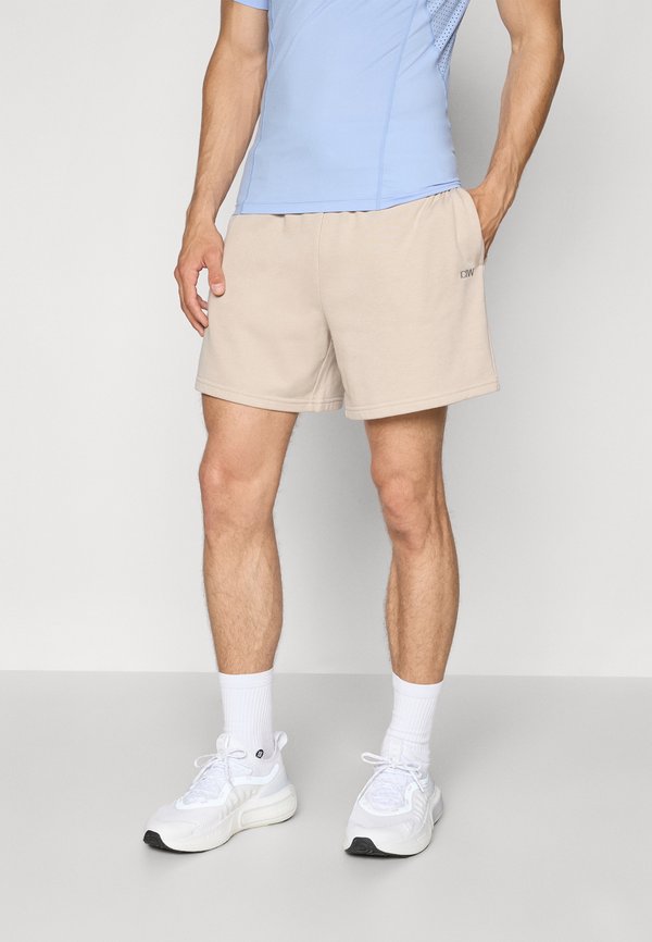 EVERYDAY UNBRUSHED RELAXED SHORTS - Kurze Sporthose - light greige