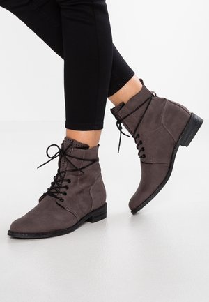 Botines con cordones - dark grey